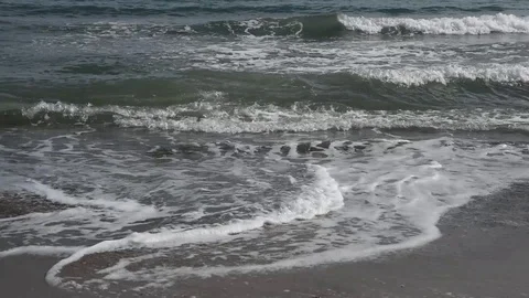 Waves Stock Footage 95528333