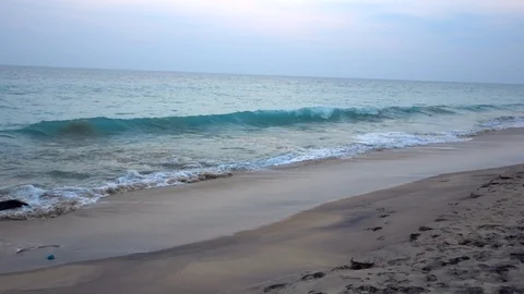 Waves Stock Footage 97845274