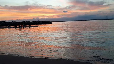 Waves Stock Footage 99697141