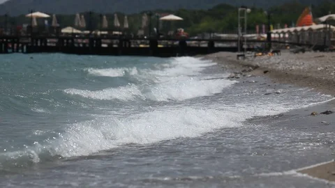 Waves Video stock 123729226