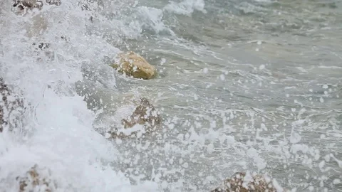 Waves Video stock 123730450