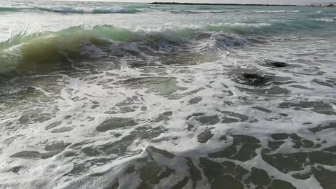 Waves Stock Footage 128074218