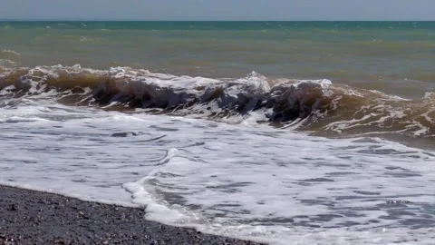 The waves Stock Footage 132285668