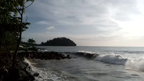 Waves Stock Footage 227356866