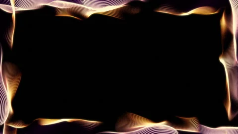 Waves Frame Overlay Stock Footage 173149079