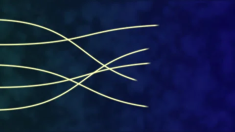 Waves of glowing trails drift downward effortlessly, blending motion with Stock Footage 295170694