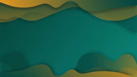 Waves gradient abstract background at the bottom and top of emerald green Stock Footage 201779717