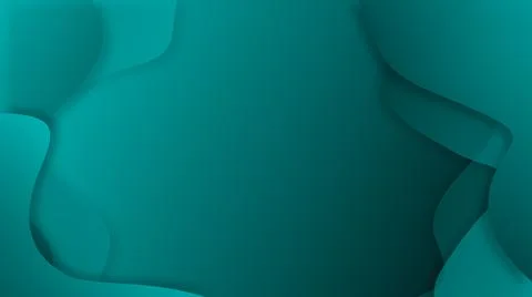 Waves gradient abstract background on the left and right of emerald green イラスト素材