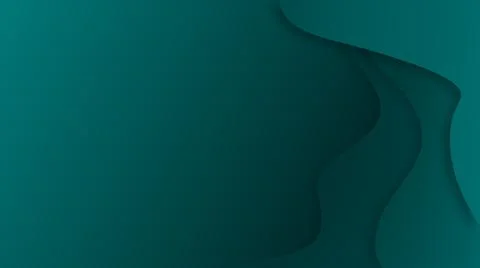 Waves gradient abstract background on the right of emerald green colors イラスト素材