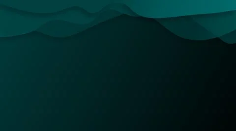 Waves gradient abstract background at the top of emerald green colors of 2022 イラスト素材