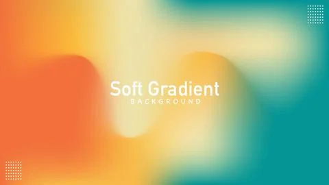 Waves Gradient Soft Background Abstract Fluid Color Blend.Vector Illustration Stock Illustration