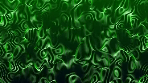 Waves, green curves. Stock Footage 77641907