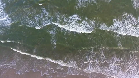 Waves on Gulf of America Video stock 333349367