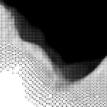 Waves halftone pattern. Vector background Stock Illustration