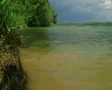 Waves Hitting Lake Shore SD Footage