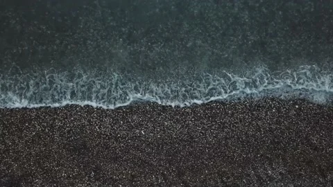 Waves hitting the shore. Stock Footage 148656930