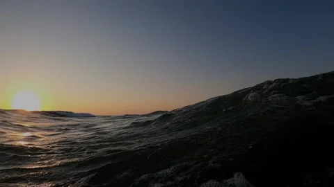 Waves hyper-lapse Stock Footage 148514074