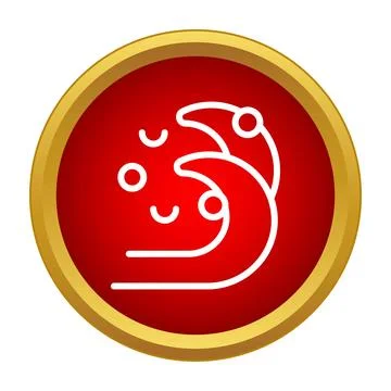 Waves icon representing ocean, sea, and water movement Stock Illustration