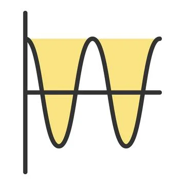 Waves icon vector image. Stock Illustration