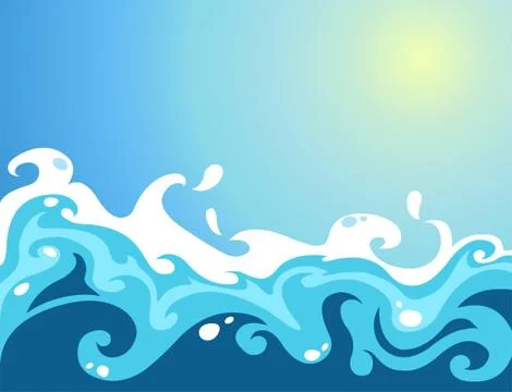 Waves Stock Illustration