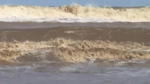 Waves of the Indian Ocean A Stock Footage 81737935