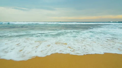 Waves of Indian ocean Stock Footage 97833752