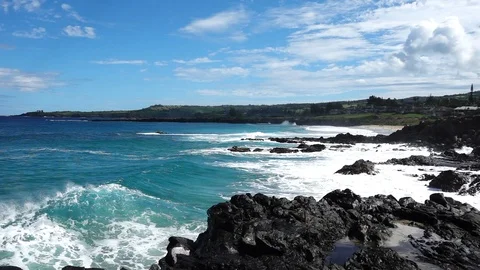 Waves at Ironwoods beach Video stock 103239621