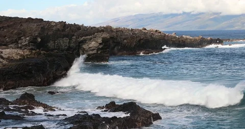 Waves at Ironwoods beach Vídeo Stock 107830007