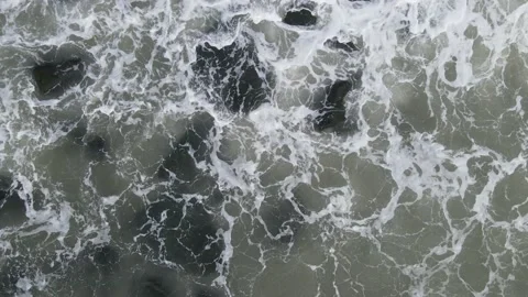 Waves on the Jetty Video stock 137427584