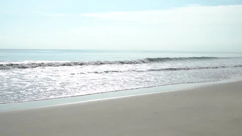 Waves from Kelantan’s Beach Stock Footage 289528106