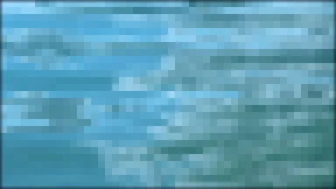 Waves at the Lake  Abstract Pixel Mosaic  Attersee Austria Video stock 98193135