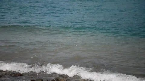 Waves on the lake Stock Footage 25842504