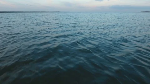 Waves on the lake Video stock 115054752