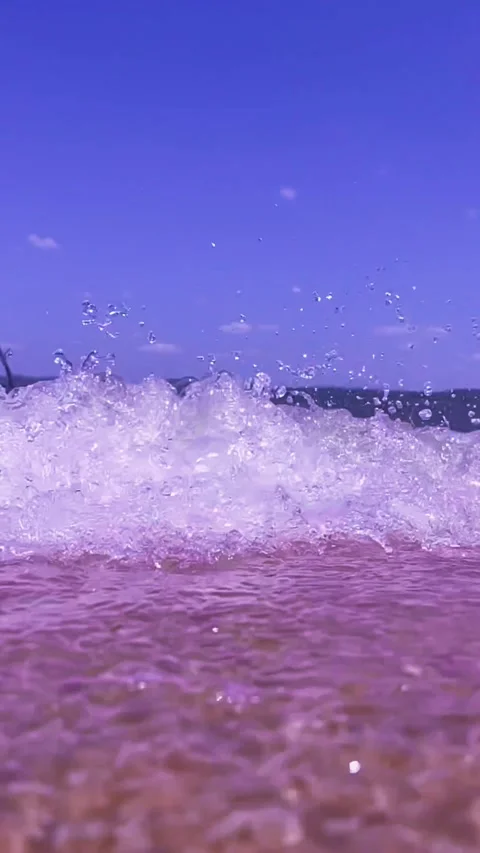 Waves on a lake Stock Footage 246985103