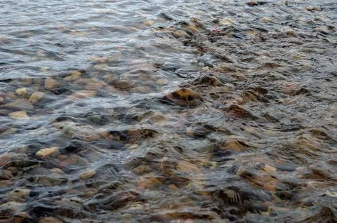 Waves on lake Stock Photos
