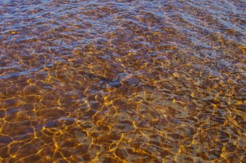 Waves on a lake Stock Photos