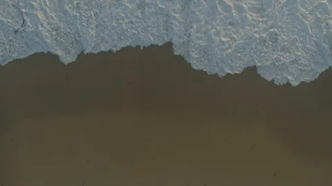 Waves lapping at beach in hawaii background Stock Footage 110892359