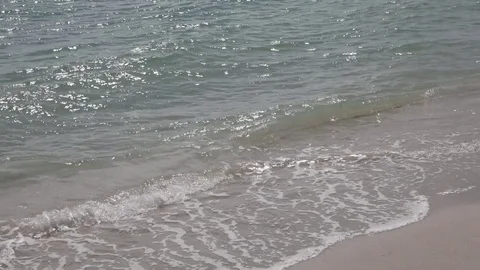 Waves lapping on the Shores Video stock 83982063