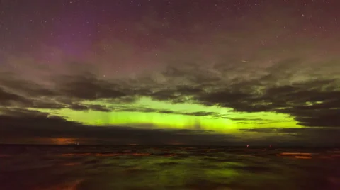 Waves of Light and Water Stock Footage 54714122