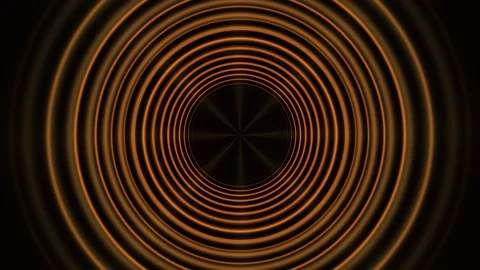 Waves of light in a dark tunnel create a spiral effect Stock Footage 340340635