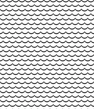 Waves lines design elements pattern chinese style Stock Illustration