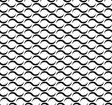 Waves lines seamless vector pattern. イラスト素材