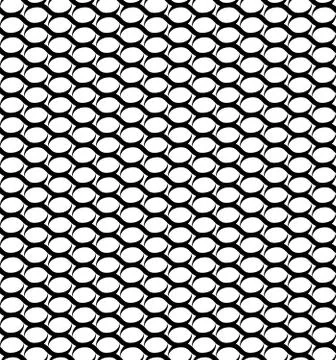 Waves lines seamless vector pattern. イラスト素材