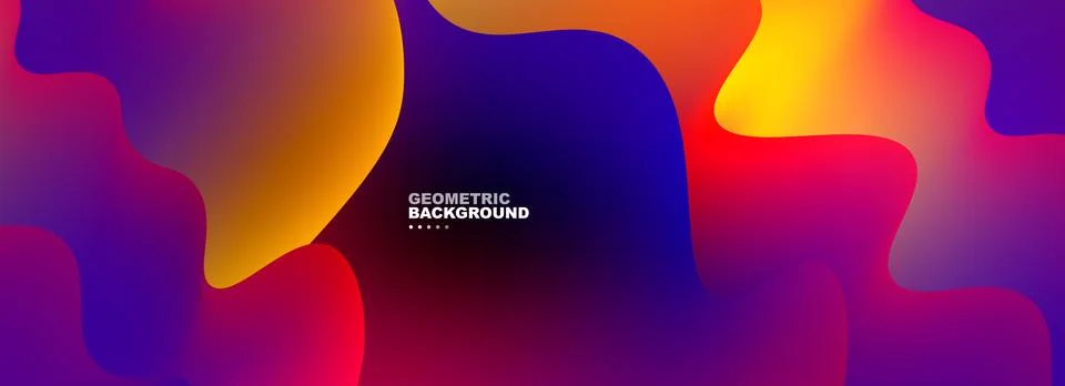 Waves with liquid colors dynamic abstract background for covers, templates Stock Illustration