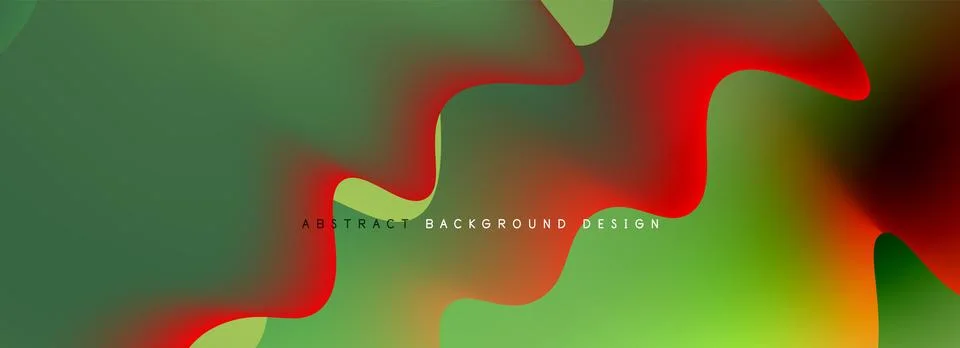 Waves with liquid colors dynamic abstract background for covers, templates Stock Illustration