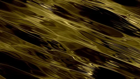 Waves of liquid gold Stock Footage 89458129
