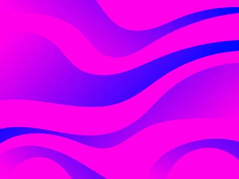 Waves with liquid gradien abstract background. Pink and blue color. Dynamic e Stock-Illustration