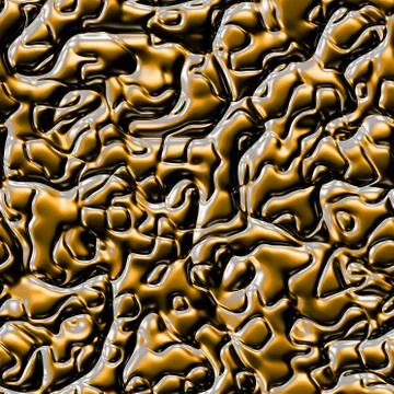 Waves liquid metal texture generated Stock Illustration