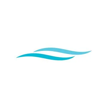 Waves Logo Template vector symbol Stock Illustration