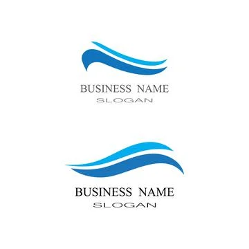 Waves Logo Template vector symbol Stock Illustration